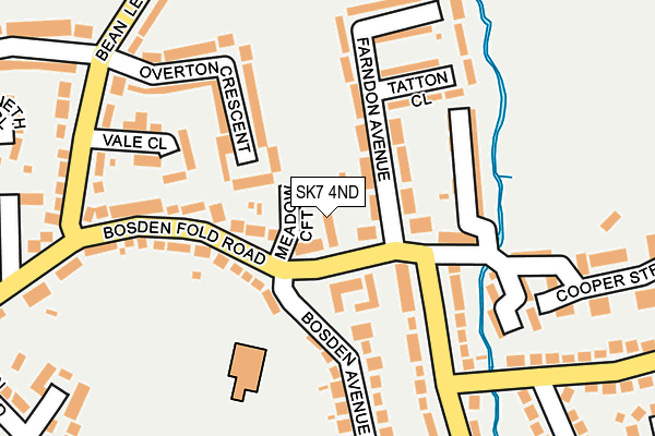 SK7 4ND map - OS OpenMap – Local (Ordnance Survey)