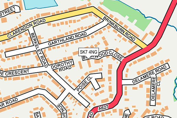 SK7 4NG map - OS OpenMap – Local (Ordnance Survey)