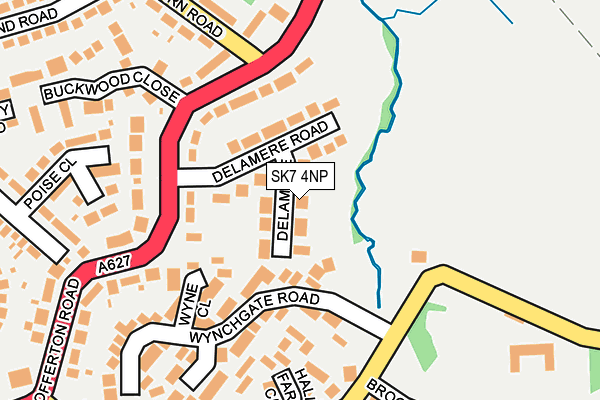 SK7 4NP map - OS OpenMap – Local (Ordnance Survey)