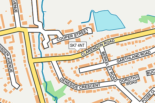 SK7 4NT map - OS OpenMap – Local (Ordnance Survey)