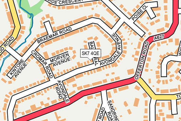 SK7 4QE map - OS OpenMap – Local (Ordnance Survey)