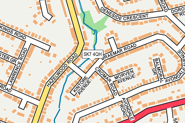 SK7 4QH map - OS OpenMap – Local (Ordnance Survey)