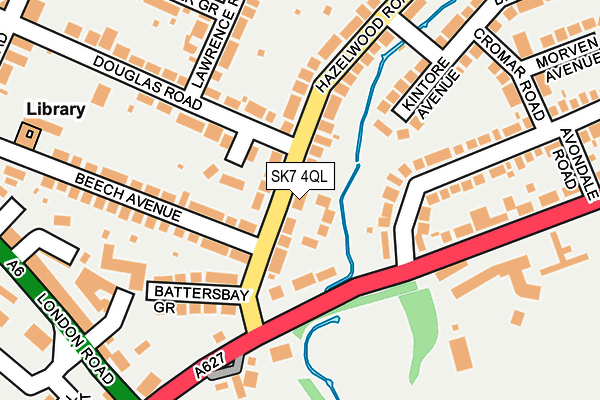 SK7 4QL map - OS OpenMap – Local (Ordnance Survey)