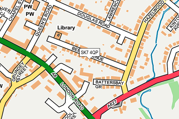 SK7 4QP map - OS OpenMap – Local (Ordnance Survey)