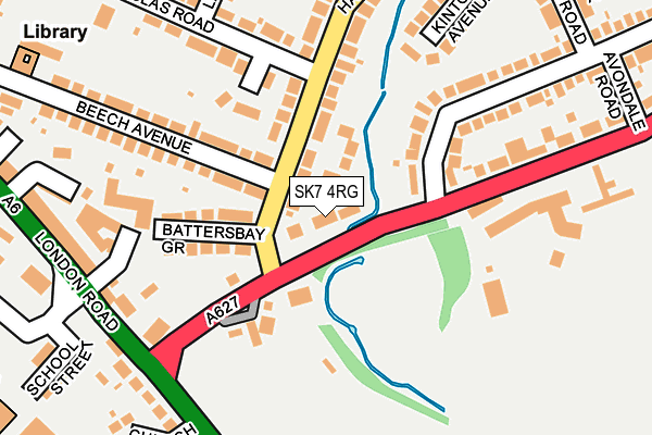 SK7 4RG map - OS OpenMap – Local (Ordnance Survey)