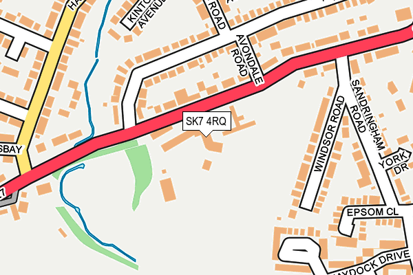 SK7 4RQ map - OS OpenMap – Local (Ordnance Survey)