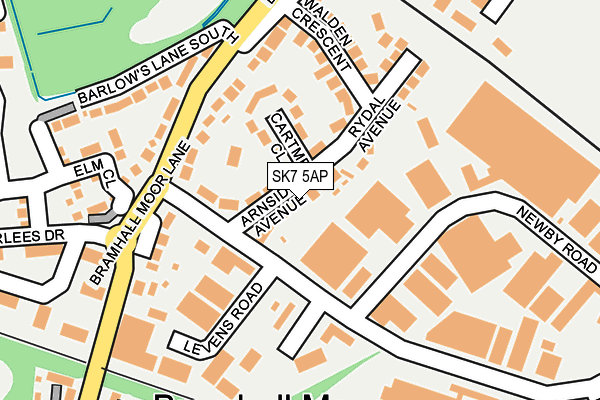 SK7 5AP map - OS OpenMap – Local (Ordnance Survey)