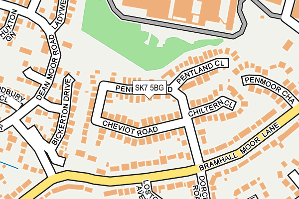 SK7 5BG map - OS OpenMap – Local (Ordnance Survey)