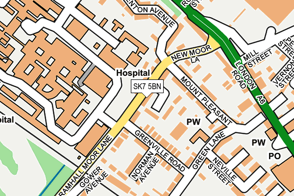 SK7 5BN map - OS OpenMap – Local (Ordnance Survey)