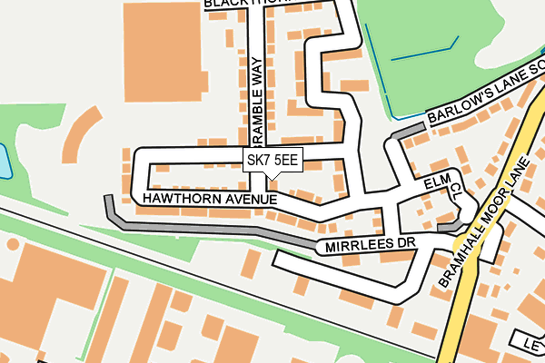 SK7 5EE map - OS OpenMap – Local (Ordnance Survey)