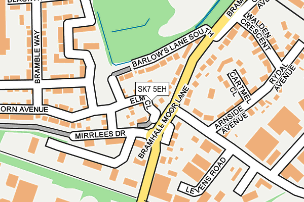 SK7 5EH map - OS OpenMap – Local (Ordnance Survey)