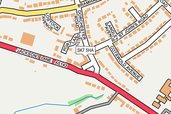 SK7 5HA map - OS OpenMap – Local (Ordnance Survey)