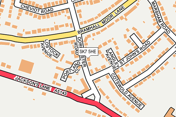 SK7 5HE map - OS OpenMap – Local (Ordnance Survey)