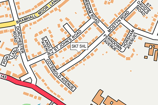SK7 5HL map - OS OpenMap – Local (Ordnance Survey)