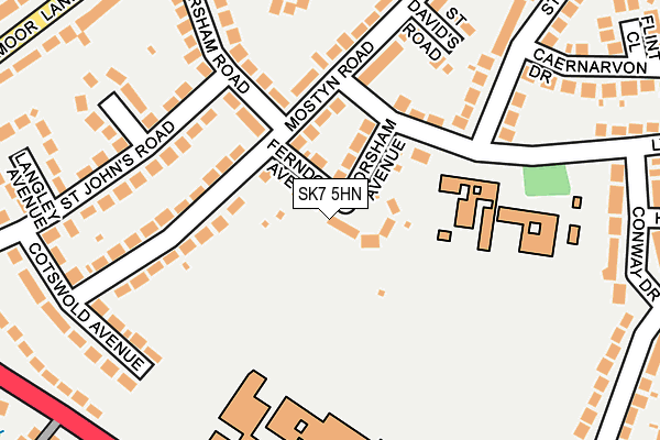 SK7 5HN map - OS OpenMap – Local (Ordnance Survey)