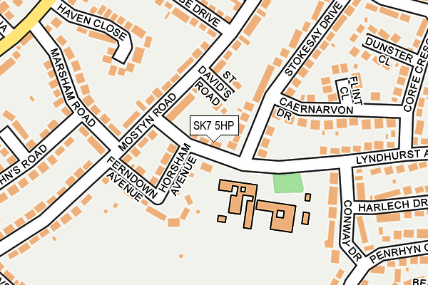 SK7 5HP map - OS OpenMap – Local (Ordnance Survey)