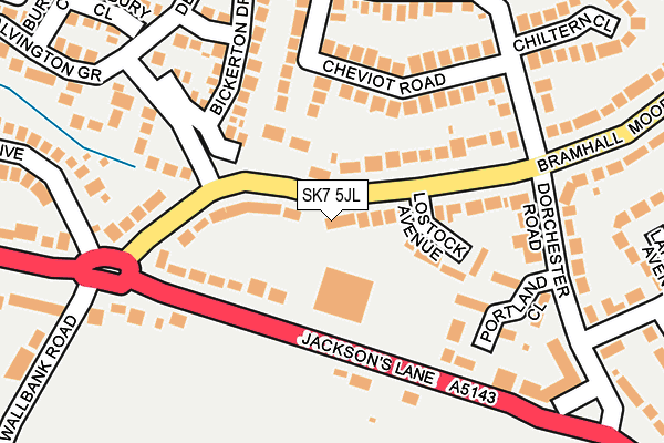 SK7 5JL map - OS OpenMap – Local (Ordnance Survey)