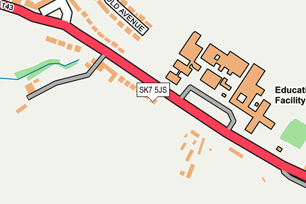 SK7 5JS map - OS OpenMap – Local (Ordnance Survey)