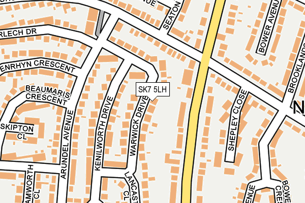 SK7 5LH map - OS OpenMap – Local (Ordnance Survey)