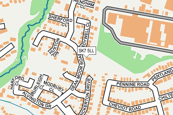 SK7 5LL map - OS OpenMap – Local (Ordnance Survey)