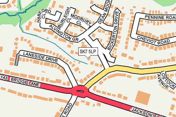 SK7 5LP map - OS OpenMap – Local (Ordnance Survey)