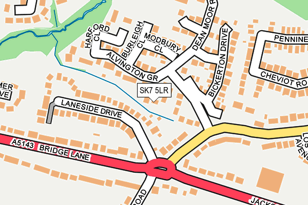 SK7 5LR map - OS OpenMap – Local (Ordnance Survey)