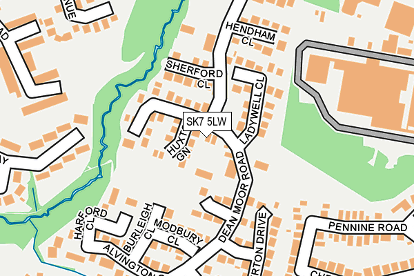 SK7 5LW map - OS OpenMap – Local (Ordnance Survey)