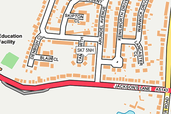 SK7 5NH map - OS OpenMap – Local (Ordnance Survey)