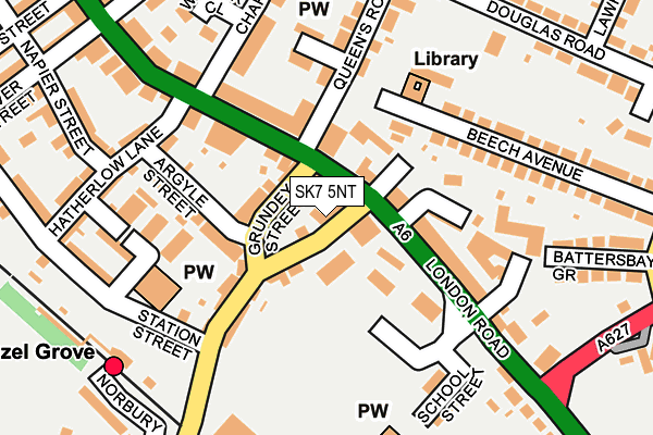 SK7 5NT map - OS OpenMap – Local (Ordnance Survey)