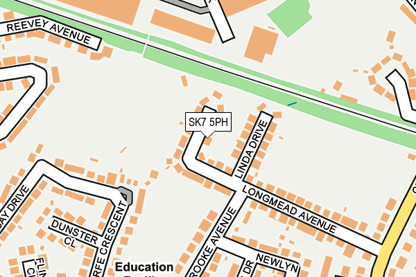 SK7 5PH map - OS OpenMap – Local (Ordnance Survey)