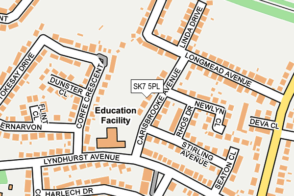 SK7 5PL map - OS OpenMap – Local (Ordnance Survey)
