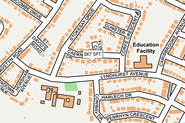 SK7 5PT map - OS OpenMap – Local (Ordnance Survey)