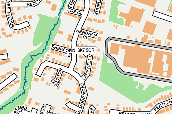 SK7 5QR map - OS OpenMap – Local (Ordnance Survey)