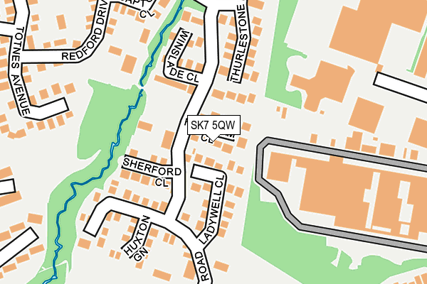 SK7 5QW map - OS OpenMap – Local (Ordnance Survey)