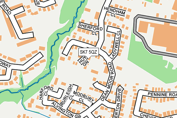SK7 5QZ map - OS OpenMap – Local (Ordnance Survey)