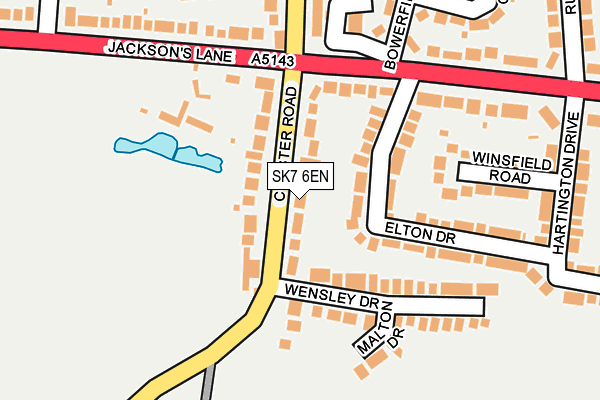 SK7 6EN map - OS OpenMap – Local (Ordnance Survey)
