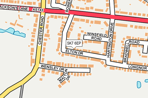 SK7 6EP map - OS OpenMap – Local (Ordnance Survey)