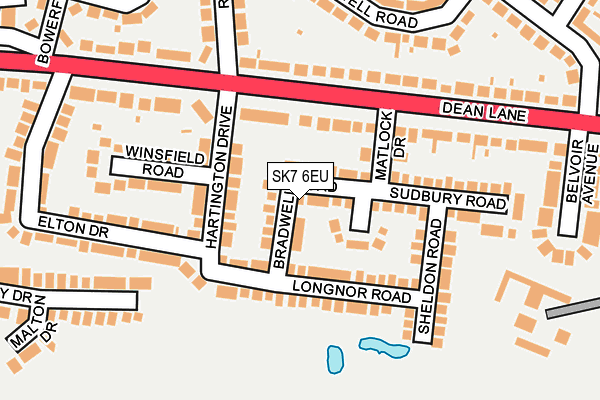 SK7 6EU map - OS OpenMap – Local (Ordnance Survey)
