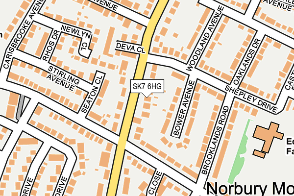 SK7 6HG map - OS OpenMap – Local (Ordnance Survey)