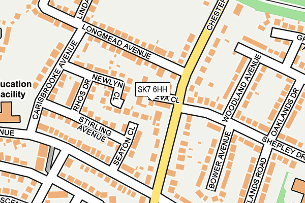SK7 6HH map - OS OpenMap – Local (Ordnance Survey)