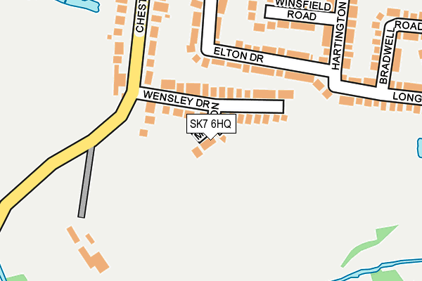 SK7 6HQ map - OS OpenMap – Local (Ordnance Survey)