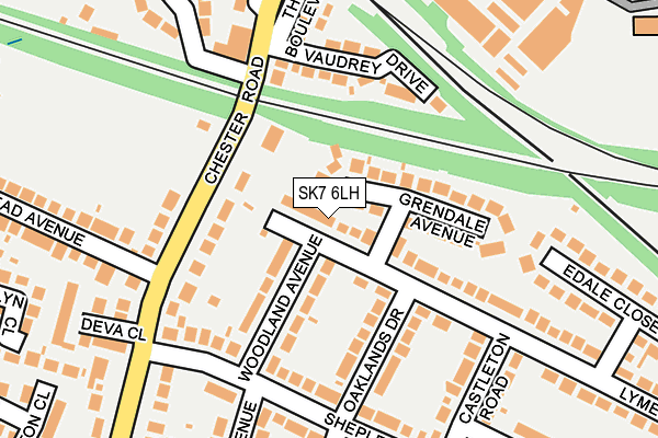 SK7 6LH map - OS OpenMap – Local (Ordnance Survey)