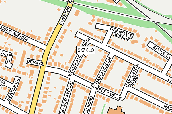 SK7 6LQ map - OS OpenMap – Local (Ordnance Survey)