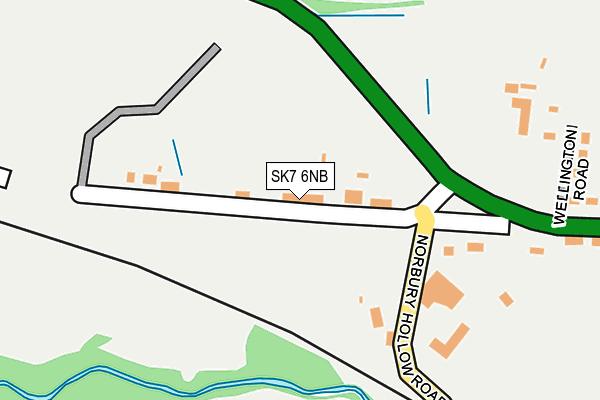 SK7 6NB map - OS OpenMap – Local (Ordnance Survey)