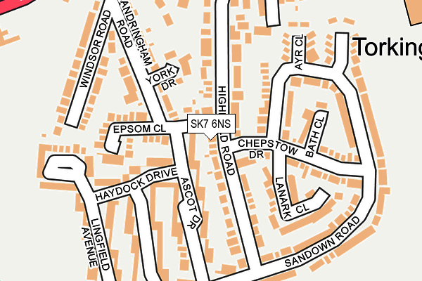SK7 6NS map - OS OpenMap – Local (Ordnance Survey)