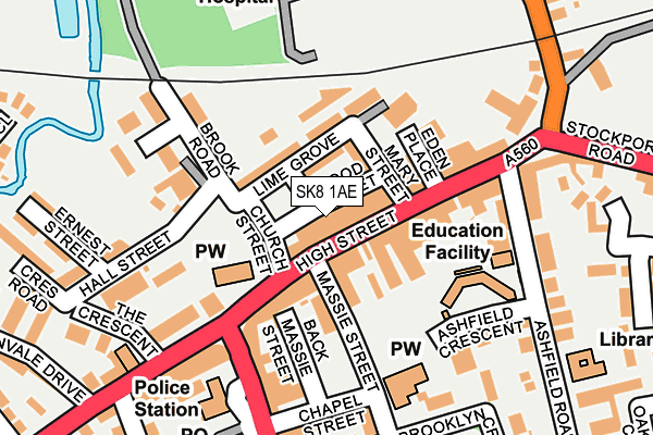 Map of SOC212 LTD at local scale