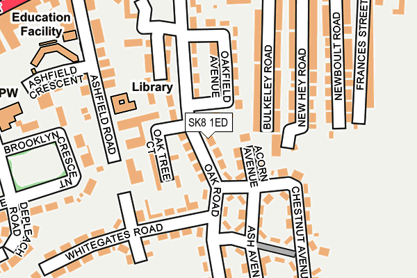 Map of SARAH SEGREE LTD at local scale