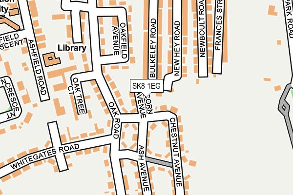 SK8 1EG map - OS OpenMap – Local (Ordnance Survey)