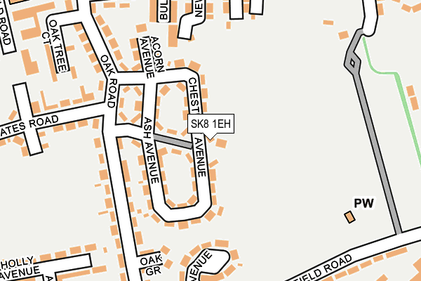 SK8 1EH map - OS OpenMap – Local (Ordnance Survey)