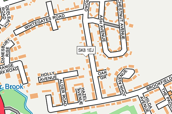 SK8 1EJ map - OS OpenMap – Local (Ordnance Survey)